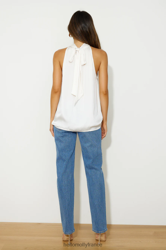 Hello Molly travailler pour boire un dessus blanc vêtements 40222H8757
