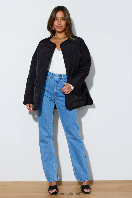 Hello Molly lionne du crépuscule à l'aube doudoune onyx vêtements 40222H8997