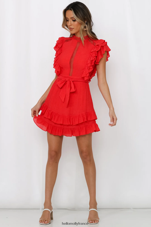 Hello Molly vêtements porte-moi une robe rouge 40222H752