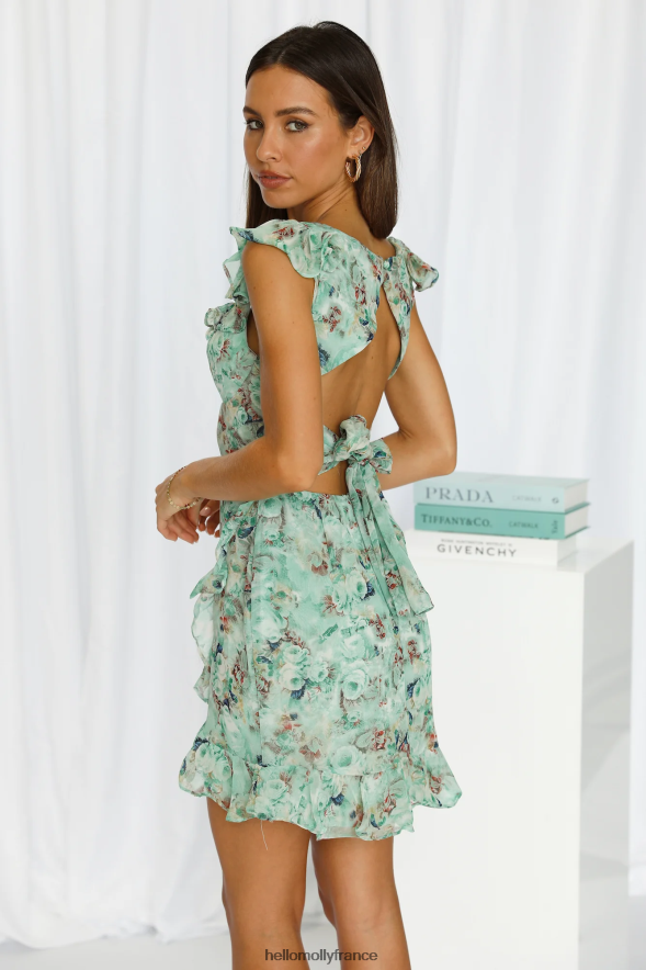 Hello Molly vêtements robe au goût frais menthe 40222H1879