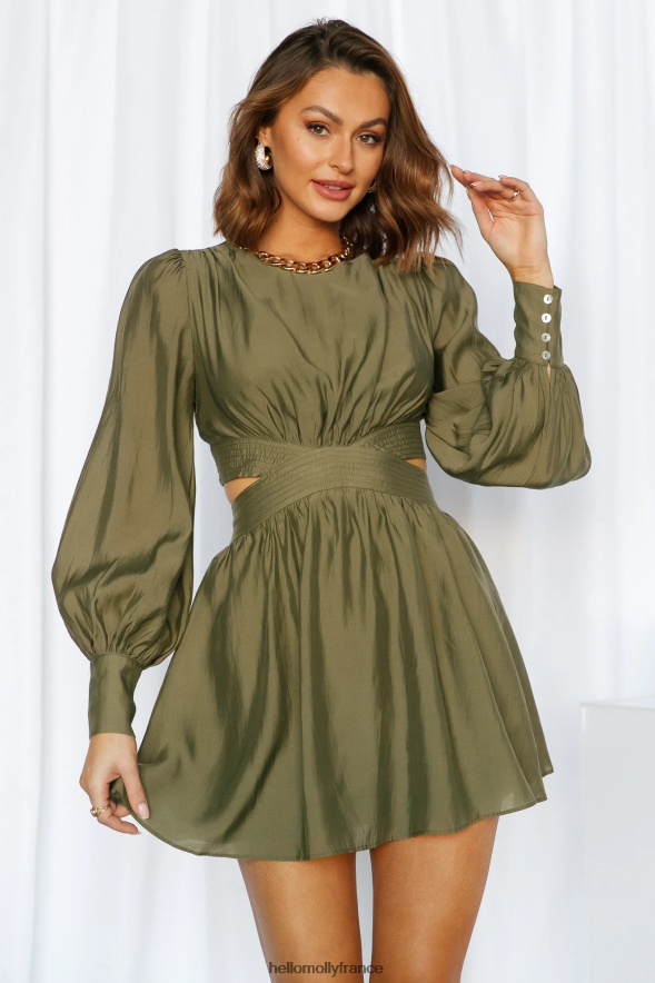 Hello Molly vêtements robe claudia olive 40222H733