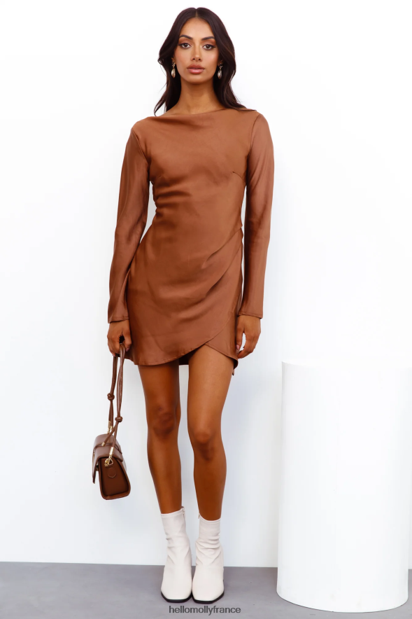 Hello Molly vêtements showtime bébé robe marron 40222H2477