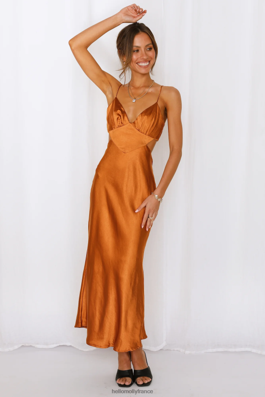 Hello Molly merci je l\'ai acheté robe midi bronze vêtements 40222H6917