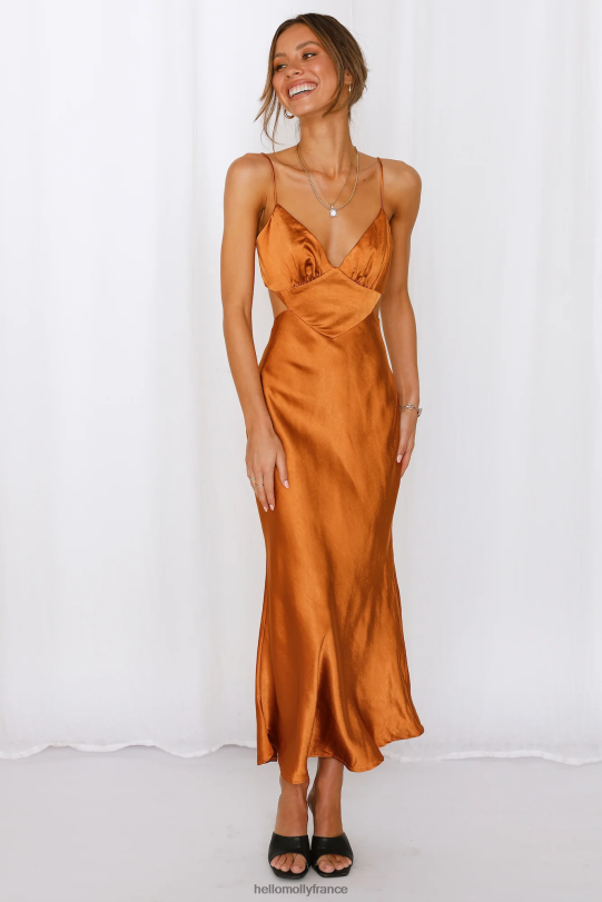 Hello Molly merci je l\'ai acheté robe midi bronze vêtements 40222H6917