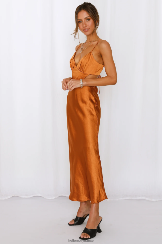 Hello Molly merci je l\'ai acheté robe midi bronze vêtements 40222H6917