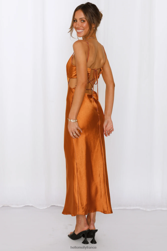 Hello Molly merci je l\'ai acheté robe midi bronze vêtements 40222H6917