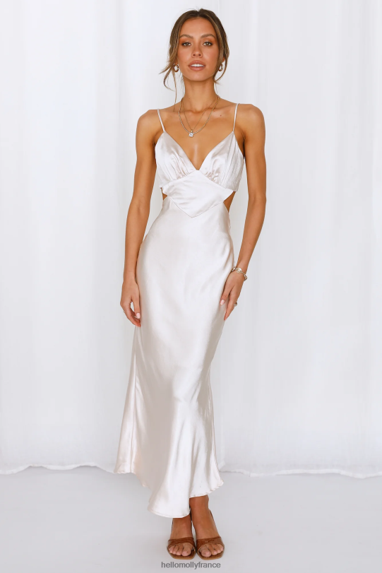 Hello Molly merci je l'ai acheté robe midi champagne vêtements 40222H6951