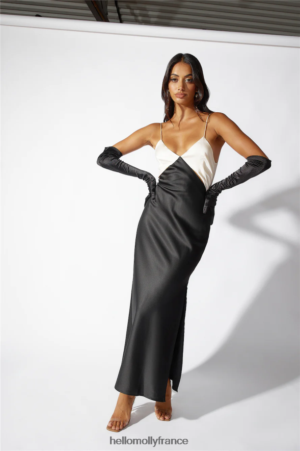 Hello Molly vêtements runaway nico robe nuisette sable noir 40222H4756