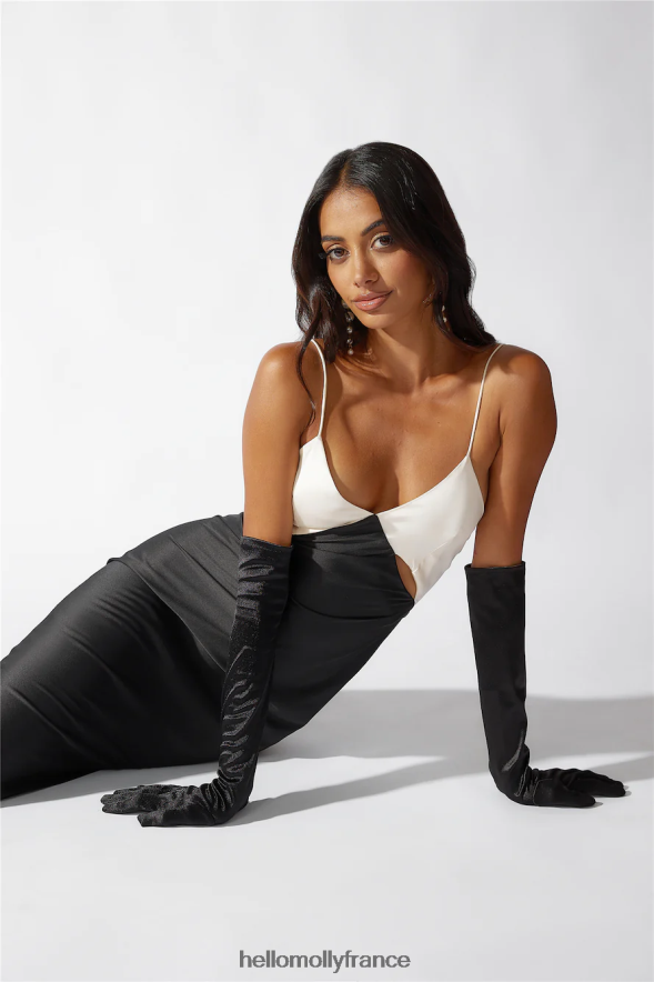 Hello Molly vêtements runaway nico robe nuisette sable noir 40222H4756