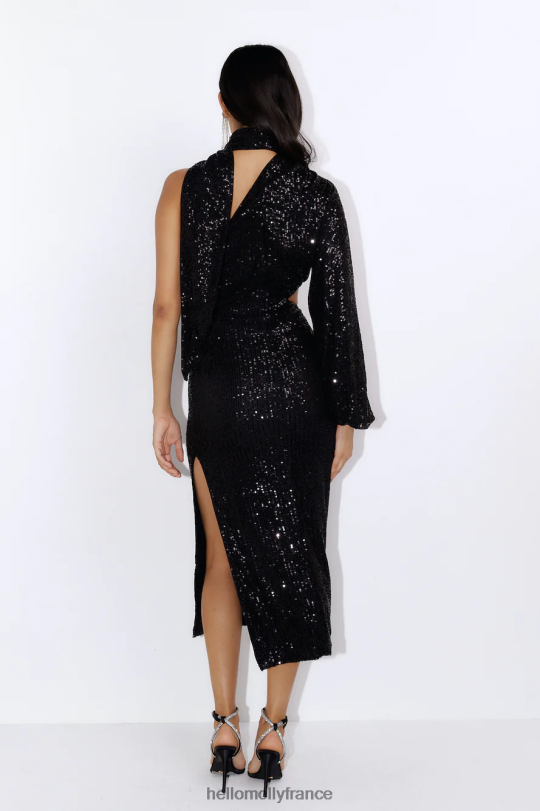Hello Molly Bring the Class - Robe longue à sequins - Noir vêtements 40222H5744