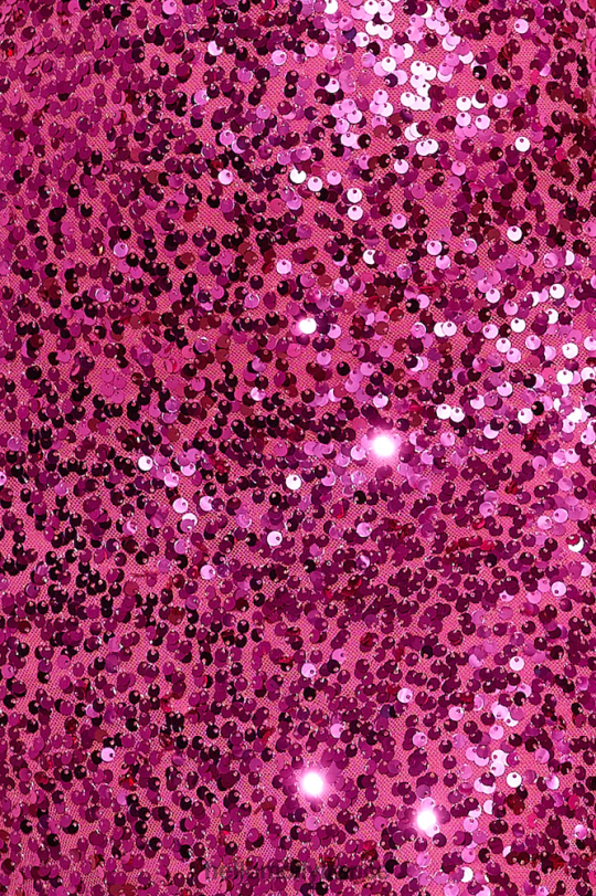 Hello Molly Fluttering Sights - Robe longue à paillettes rose vif vêtements 40222H6048