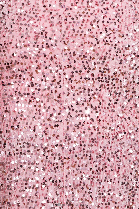 Hello Molly Sparkle From Far - Robe longue à sequins rose vêtements 40222H6306