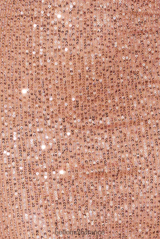 Hello Molly robe longue à sequins Midnight Fun dorée vêtements 40222H6494