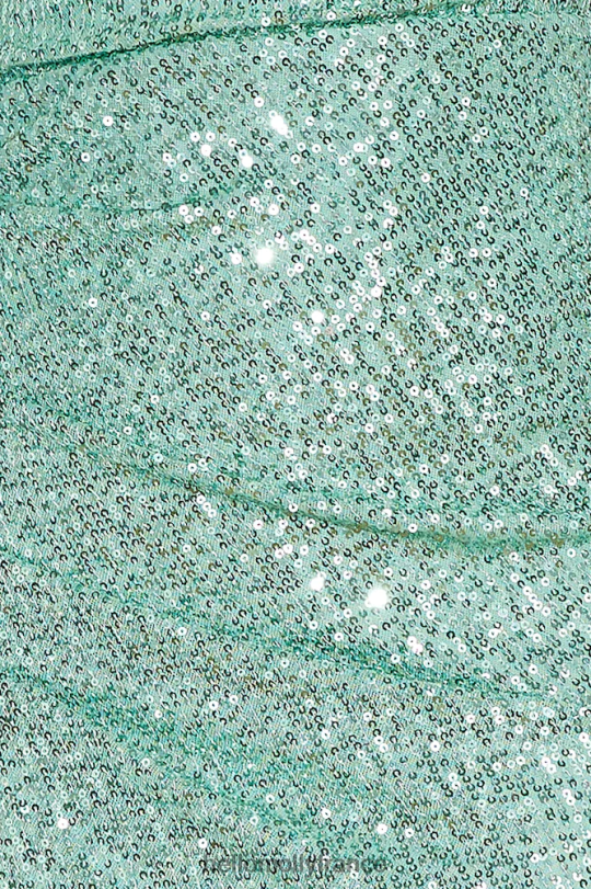 Hello Molly robe longue à sequins liste vip menthe vêtements 40222H5986