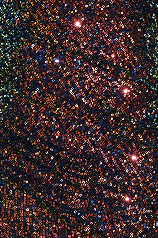 Hello Molly robe longue à sequins liste vip noire vêtements 40222H6005