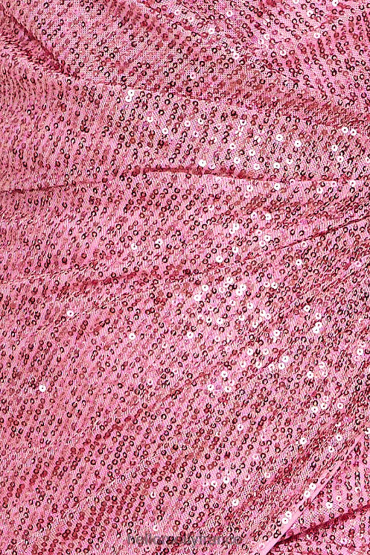 Hello Molly sparkle with me - robe longue à sequins rose vêtements 40222H5926