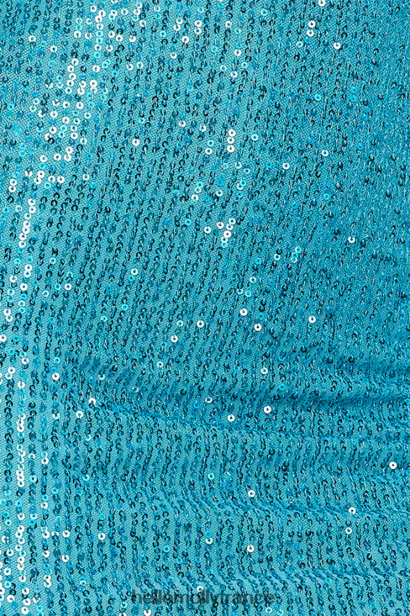 Hello Molly vêtements Call Party Girls - Robe courte à sequins - Aqua 40222H3199