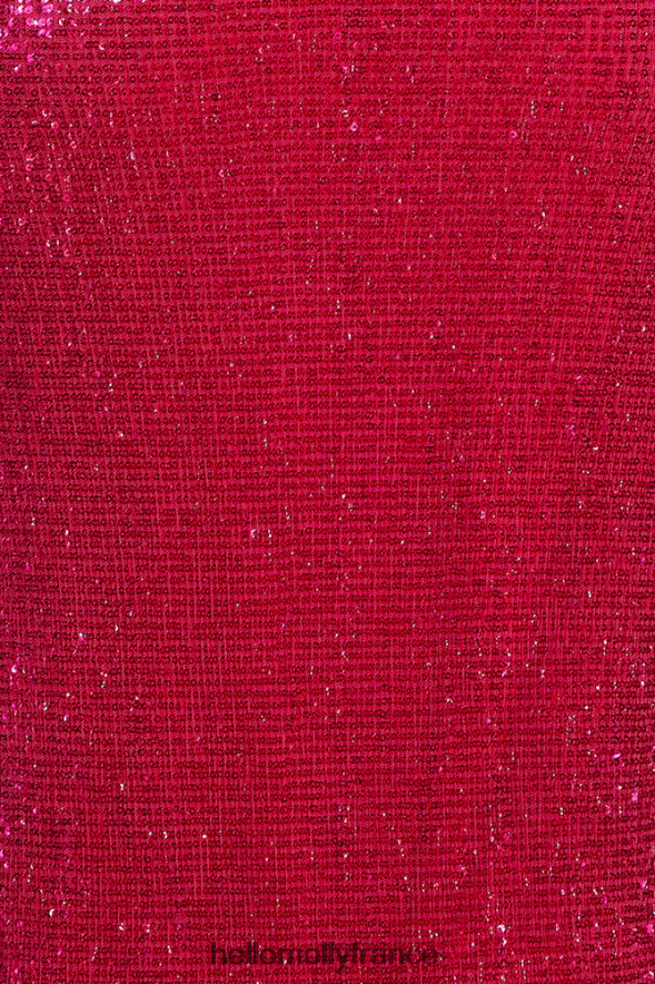 Hello Molly vêtements Robe longue à sequins Dreamy Shine rose vif 40222H4177