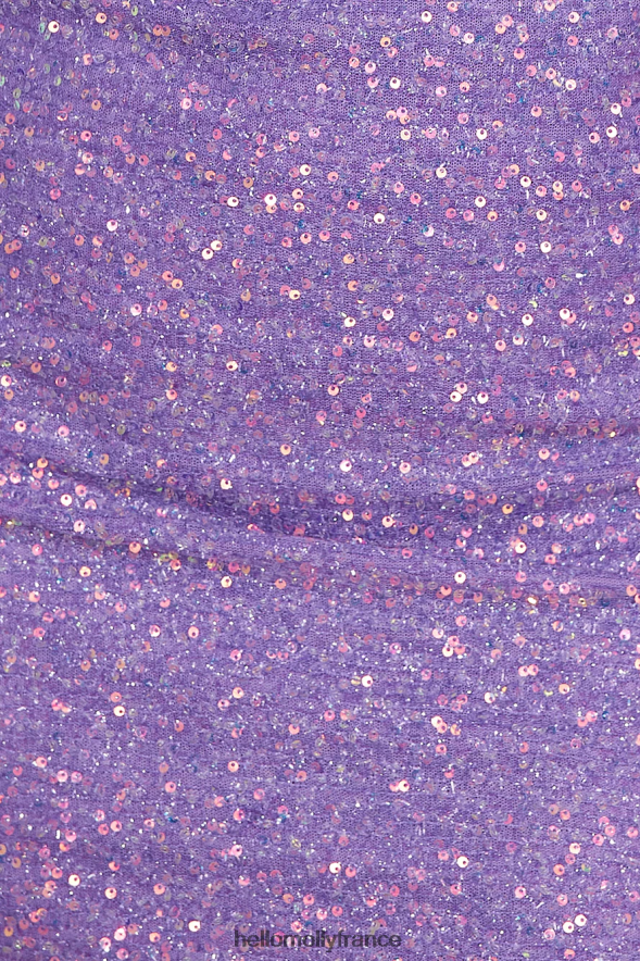 Hello Molly vêtements affaire de minuit robe à sequins violet 40222H515