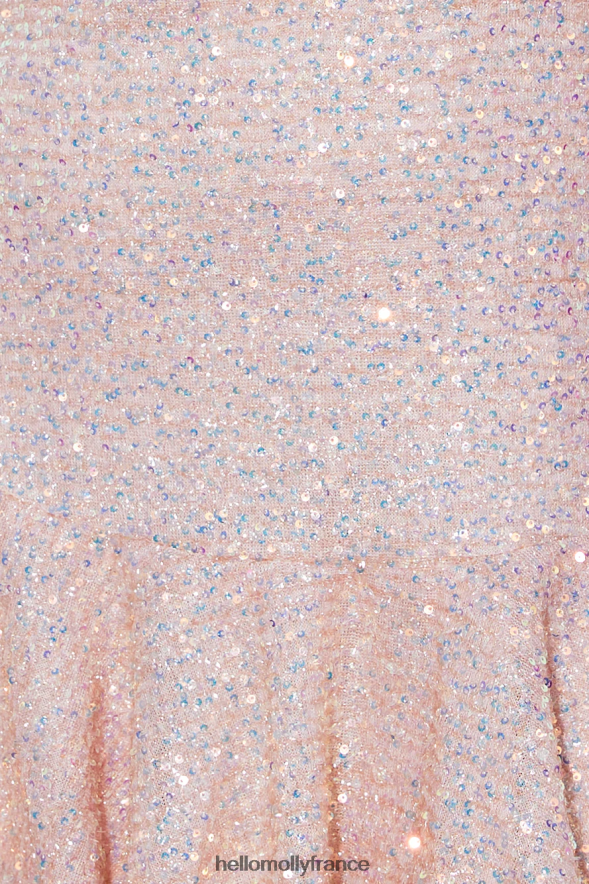 Hello Molly vêtements danser sur ma propre robe blush sequin 40222H1050
