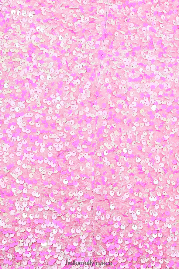 Hello Molly vêtements mini robe à paillettes pour fille, amoureux des fêtes, rose 40222H2166