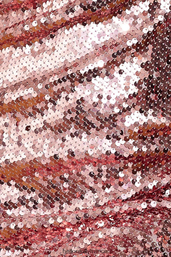 Hello Molly vêtements mini-robe à sequins showgirl \'fit rose 40222H3122