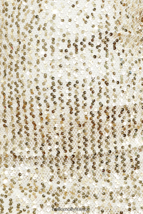 Hello Molly vêtements veux moi mini robe à sequins or 40222H1514