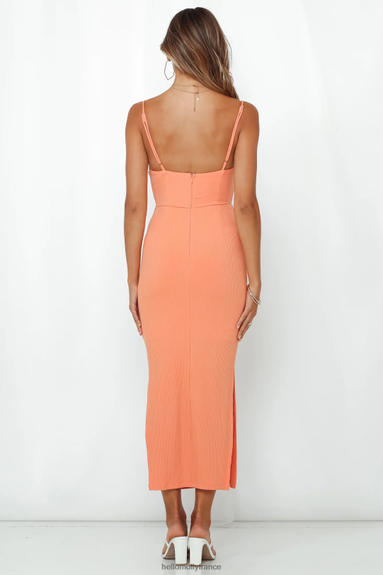 Hello Molly Martinis sur le toit pour deux robe midi pêche vêtements 40222H7259