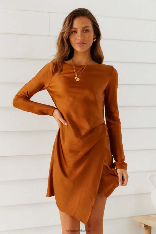 Hello Molly autorisation expresse robe chocolat vêtements 40222H7107