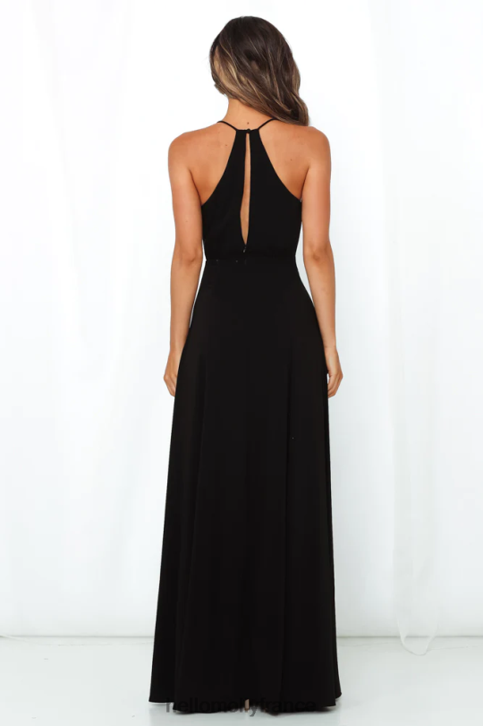 Hello Molly chère Emilia, fais-le pour moi, robe longue noire vêtements 40222H7245