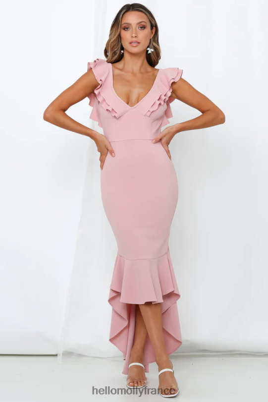 Hello Molly robe longue the hills blush vêtements 40222H7281
