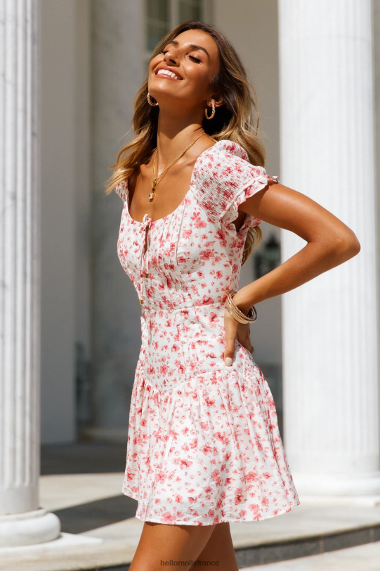 Hello Molly robe rose pour rendez-vous du matin vêtements 40222H7597