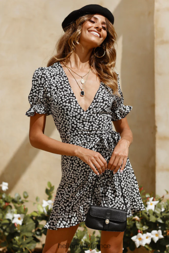 Hello Molly soyez une robe étoile brillante noire vêtements 40222H7630