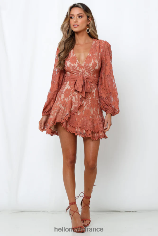 Hello Molly robe anges surélevés rose vêtements 40222H7016