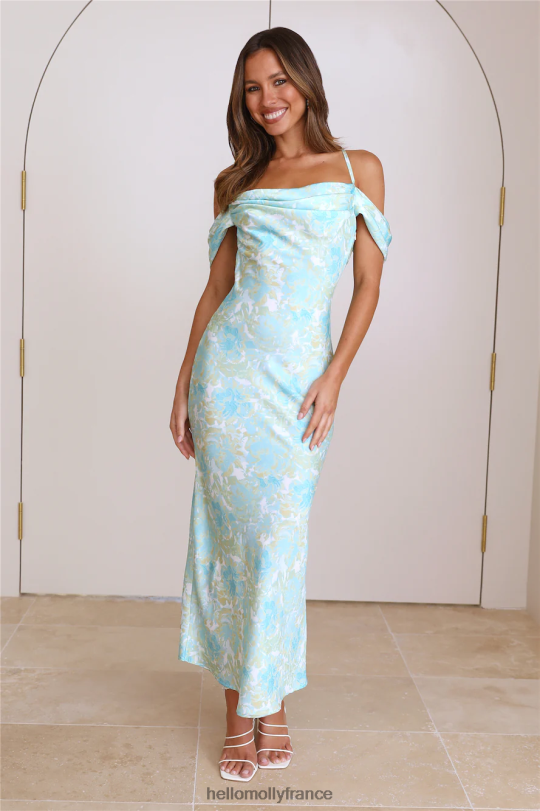 Hello Molly Feel the Love - Robe longue verte vêtements 40222H5732