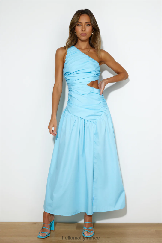 Hello Molly amoureux de la robe longue bleue vêtements 40222H6203