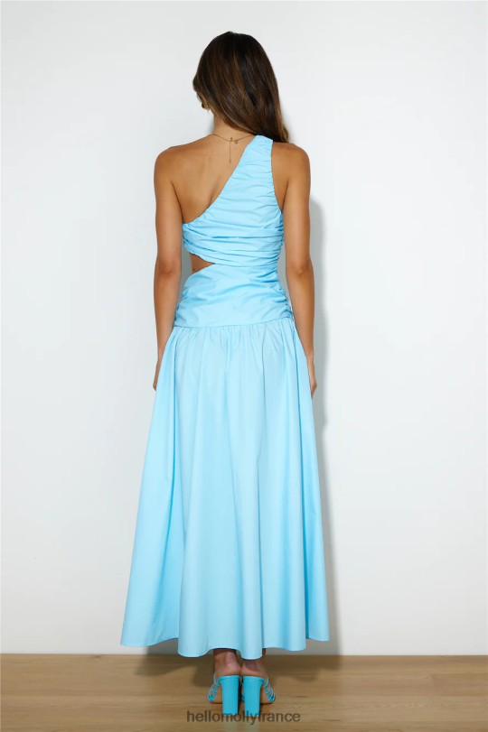 Hello Molly amoureux de la robe longue bleue vêtements 40222H6203