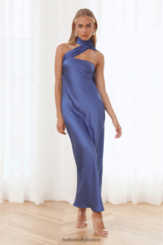 Hello Molly attraction volé robe longue bleu vêtements 40222H6009