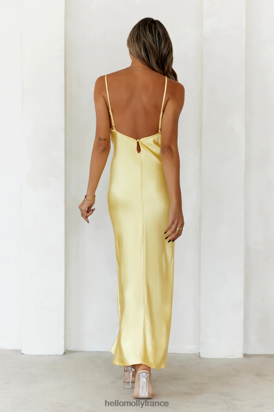 Hello Molly chère emilia, robe longue your style points jaune vêtements 40222H5487