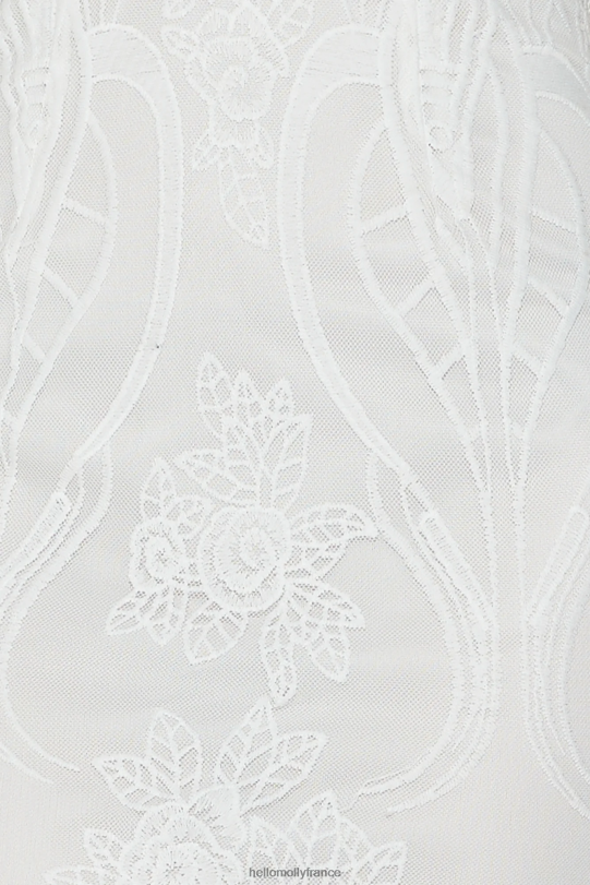 Hello Molly choisir le style robe longue en dentelle blanche vêtements 40222H5748