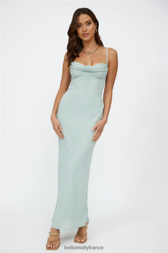 Hello Molly choisir ta robe longue verte vêtements 40222H6497