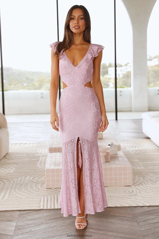 Hello Molly dreaming daily robe longue rose vêtements 40222H6574