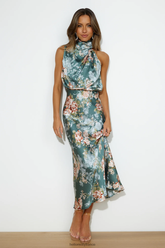 Hello Molly faire semblant robe longue vert vêtements 40222H6330