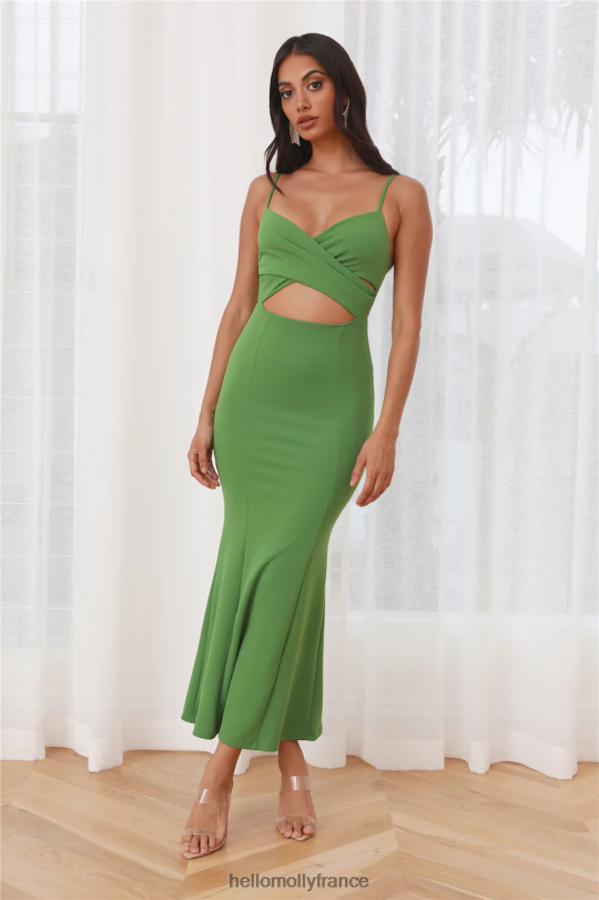 Hello Molly magie pour toi robe longue vert vêtements 40222H6003