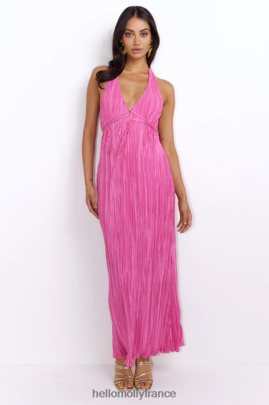 Hello Molly moment of style robe longue rose vêtements 40222H5587