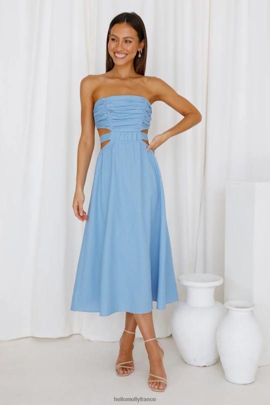 Hello Molly robe longue bébé cookie bleu vêtements 40222H6549