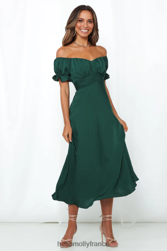 Hello Molly robe longue ciel enfant vert forêt vêtements 40222H6880