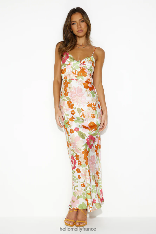 Hello Molly robe longue fille intrigante rose vêtements 40222H5566