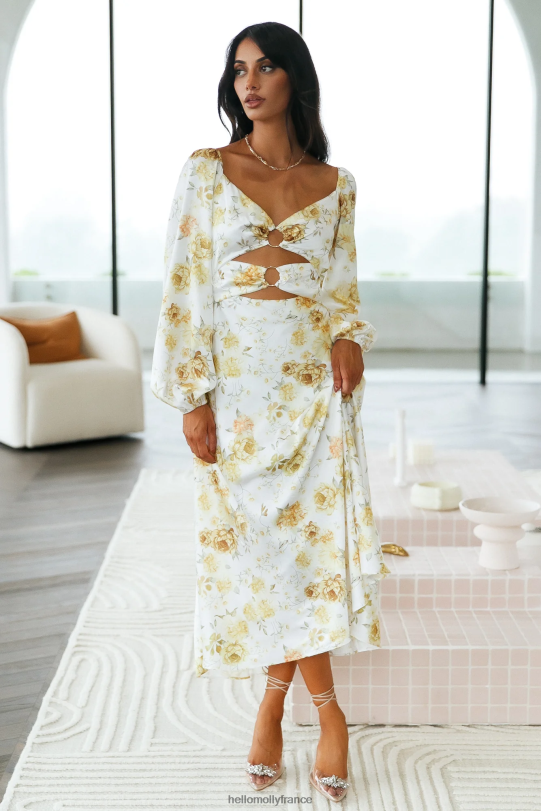 Hello Molly robe longue à fleurs Daylight Words vêtements 40222H6691