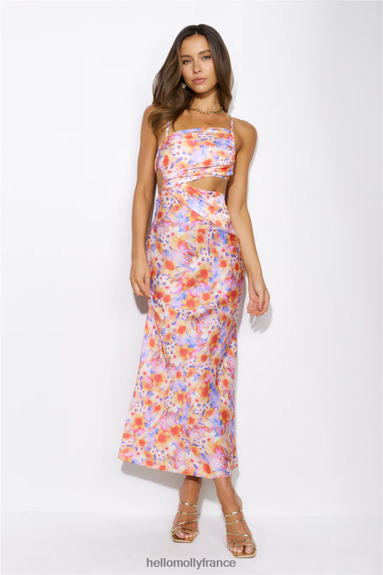 Hello Molly robe longue me regardant multi vêtements 40222H5824